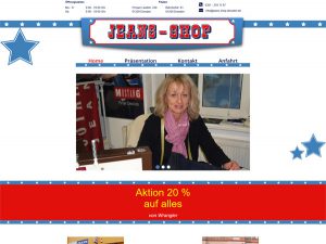 Jeans Shop Dresden - Webseite